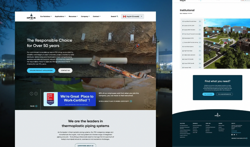 IPEX: How improved accessibility and dual-user journeys led to a 611% increase in web leads screenshot 2
