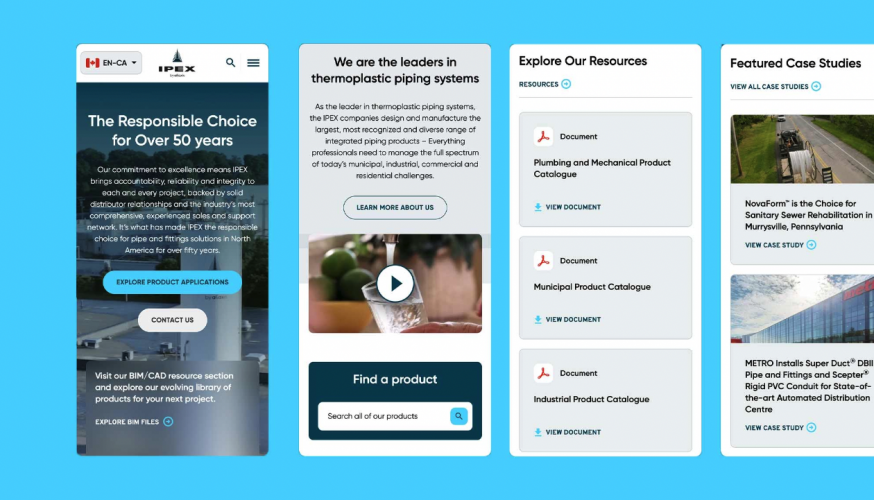IPEX: How improved accessibility and dual-user journeys led to a 611% increase in web leads screenshot 1