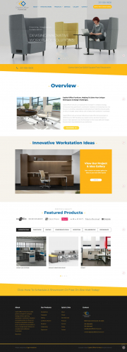 Capitol Office Furniture Website screenshot 1