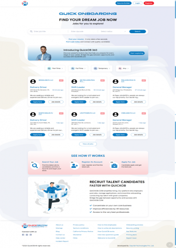 QuickOB (Online Job Portal) screenshot 1