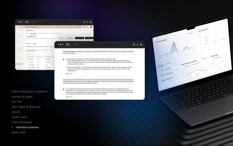SalesTech platform screenshot 4