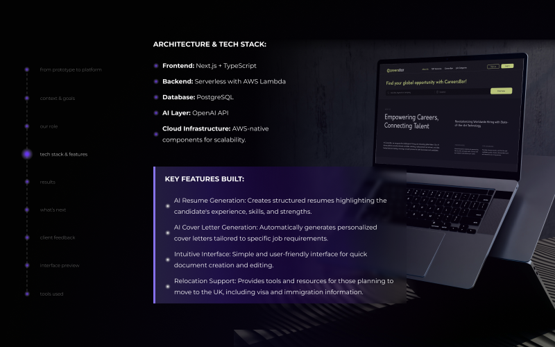 Advanced AI-powered recruitment platform screenshot 4