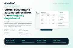 Virtual queuing and automated recall for the emergency department