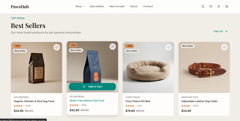 PetCare Market: Modern Pet Products E-commerce Store screenshot 3