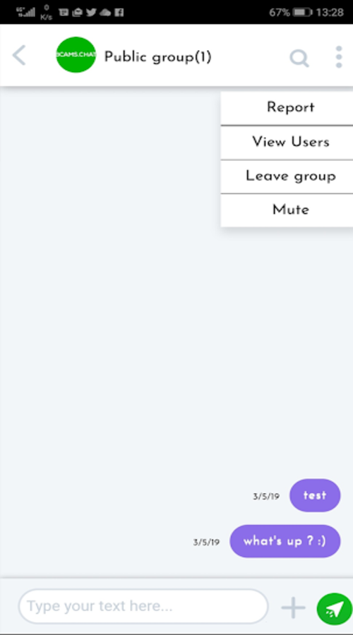 BCAMS.CHAT (Chatting app) screenshot 5