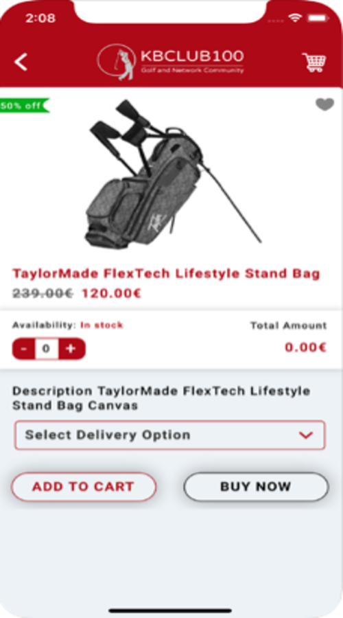KBCLUB100 (Golf club products ecommerce app) screenshot 4