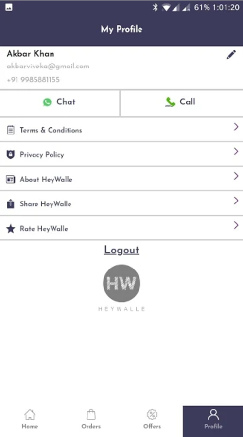 HeyWallE (UrbanClap clone app) screenshot 8