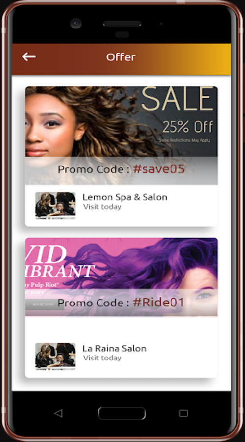 Amara (Salons advertising & marketing app) screenshot 2