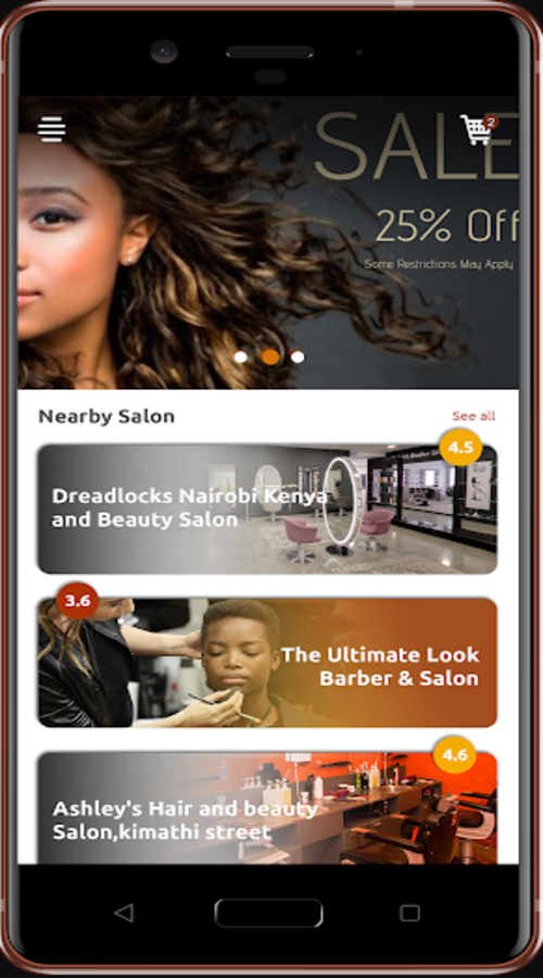 Amara (Salons advertising & marketing app) screenshot 5