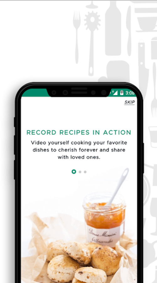 HANDED DOWN (Food video recipies app) screenshot 1