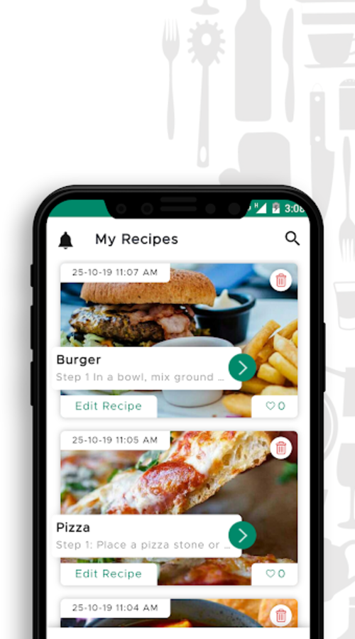 HANDED DOWN (Food video recipies app) screenshot 4