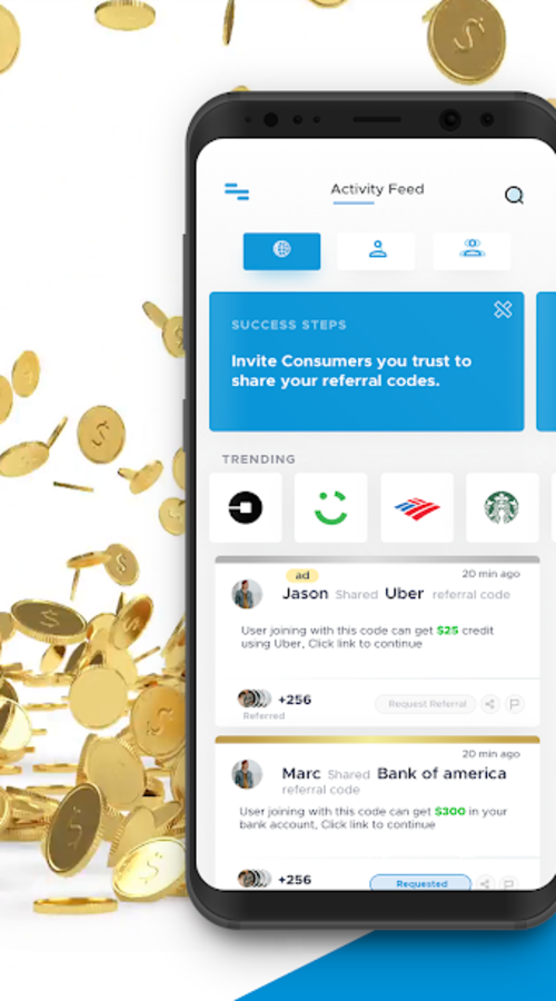 Referred (Referral code app) screenshot 2
