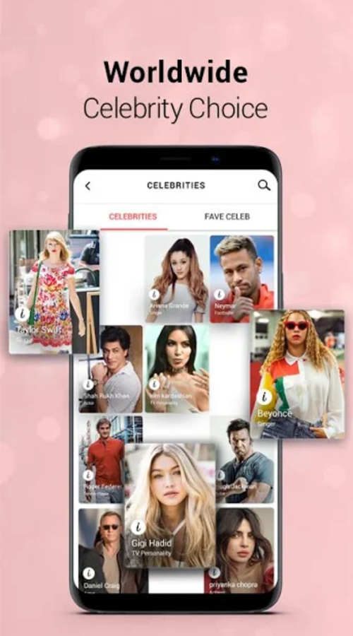 Snazzy (Celebrity news/gossips/ecommerce/social networking app) screenshot 1