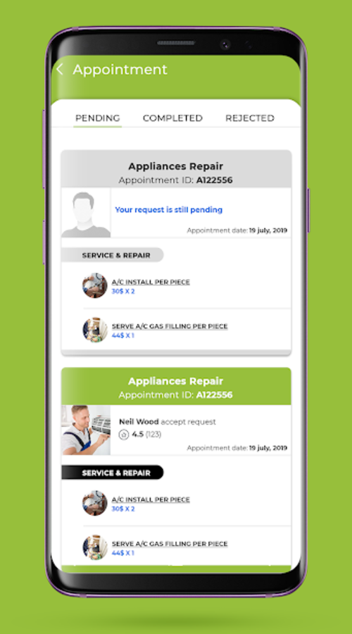 Apmot (Home services on-demand app) screenshot 2