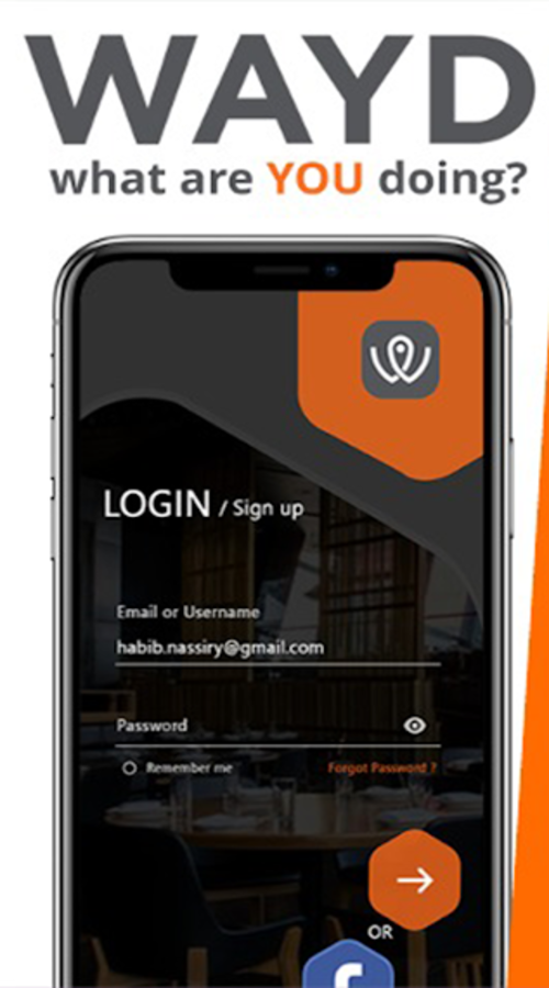 WAYD (Nearby events app) screenshot 2