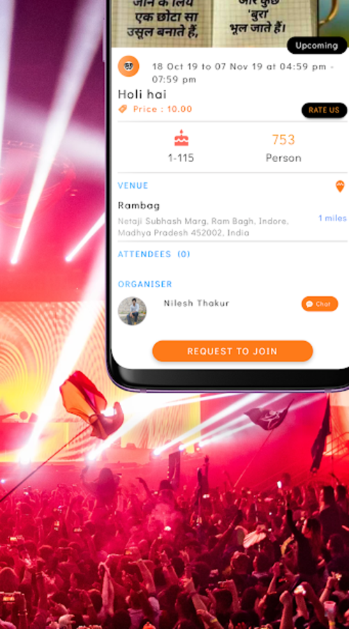 WAYD (Nearby events app) screenshot 5
