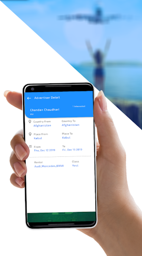HelpAndGain (Post travel advertisements app) screenshot 3