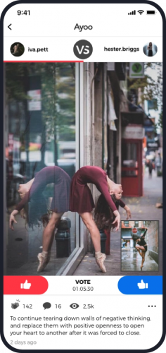 Ayoo - Global social network for dancers screenshot 1