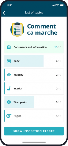Occaz - Advanced car state checking app screenshot 2