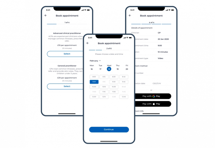 TapGP - Telemedicine appointments management system screenshot 1