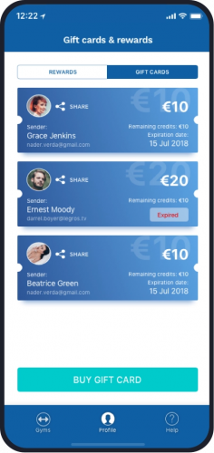 TrainAway - Gym directory for travelers screenshot 1