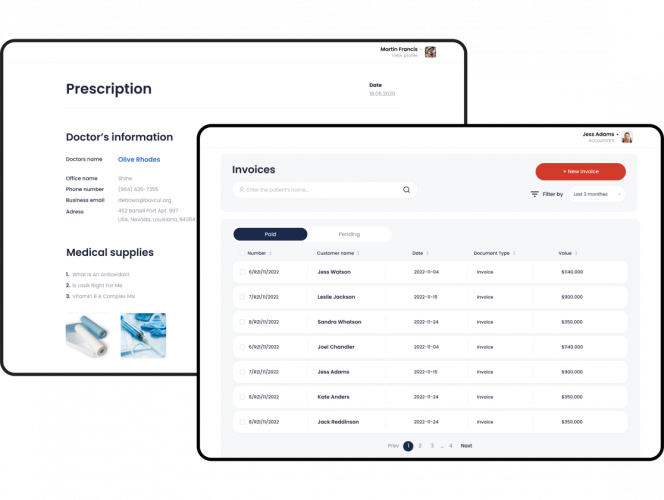 US-based rehab clinic - Clinic Management System screenshot 3