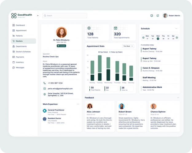 Healthcare SaaS Platform — UI/UX Design screenshot 5