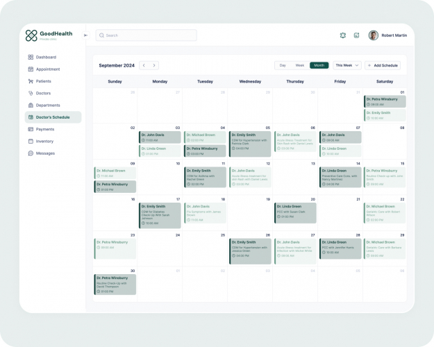 Healthcare SaaS Platform — UI/UX Design screenshot 2