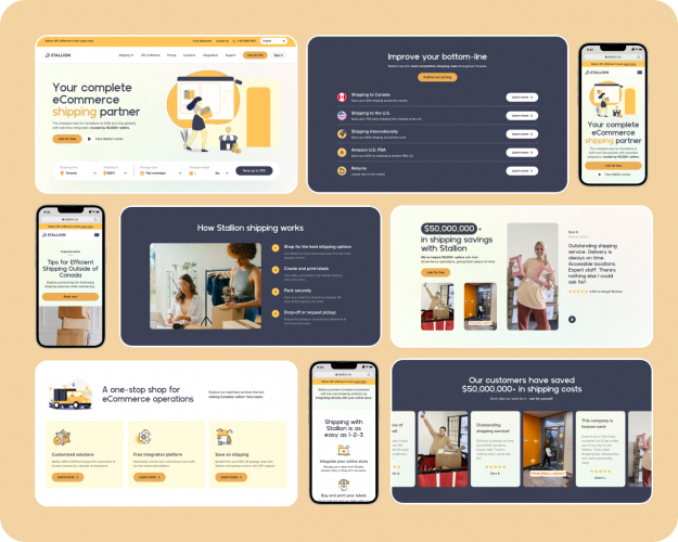 Logistics & Courier Service Website — UI/UX Design & Development screenshot 4