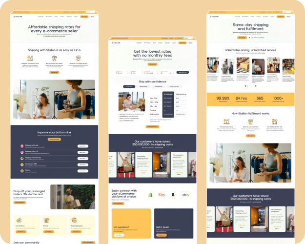 Logistics & Courier Service Website — UI/UX Design & Development screenshot 5