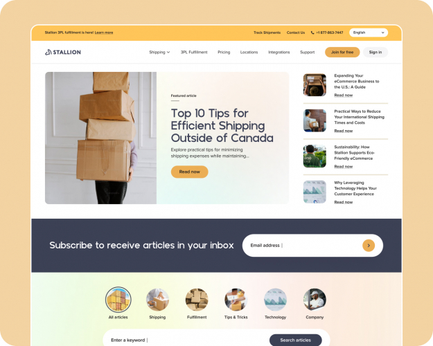Logistics & Courier Service Website — UI/UX Design & Development screenshot 1