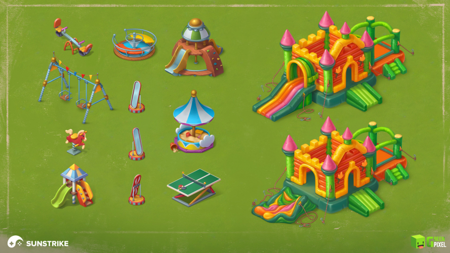 Merge Family - Green Pixel screenshot 3