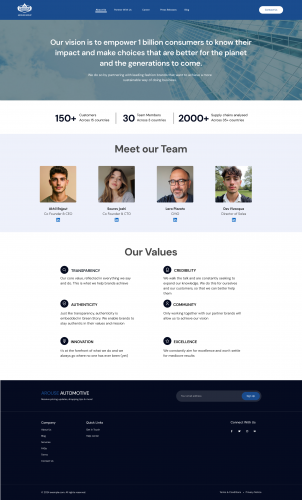 Company Website screenshot 2