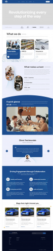Company Website screenshot 1