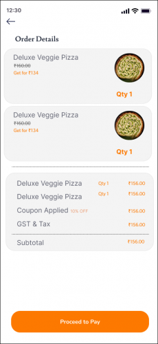 Momoshu – Food Ordering & Delivery Mobile Application screenshot 3