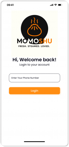 Momoshu – Food Ordering & Delivery Mobile Application screenshot 1