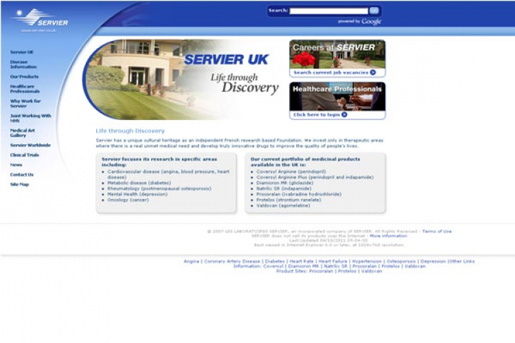 Servier Laboratories screenshot 1