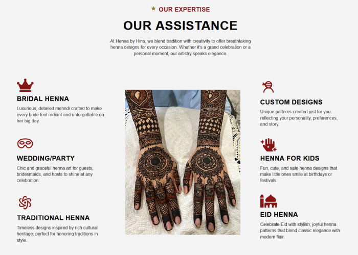 Henna by Hina screenshot 2