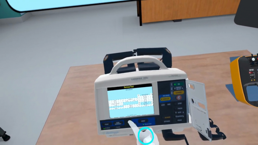 VR Safety Training LIFEPAK 20e Care screenshot 4