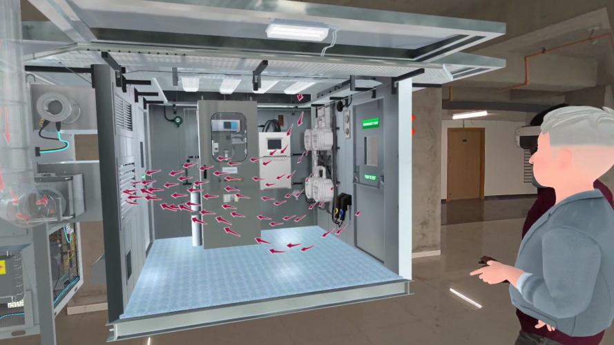 VR Safety Training - Analyser Shelter screenshot 2