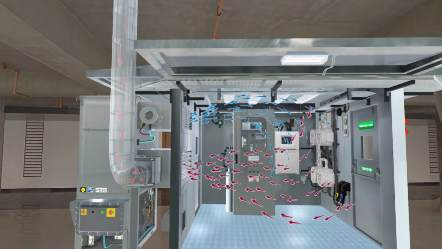 VR Safety Training - Analyser Shelter screenshot 1