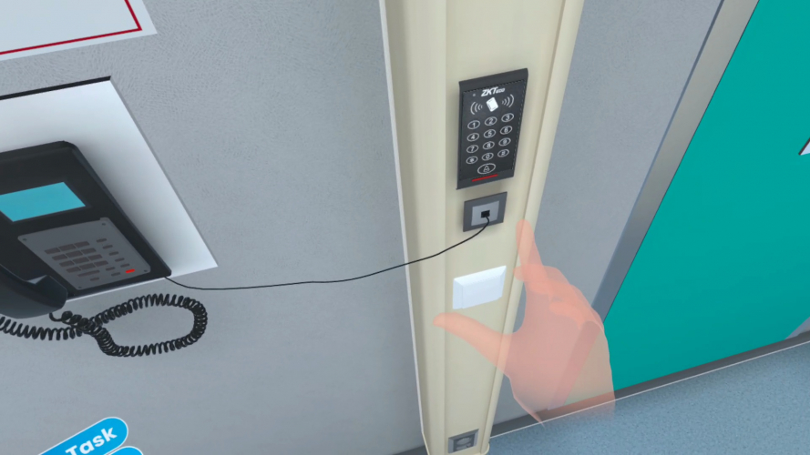 VR Training NUS BSL3 Laboratory screenshot 1