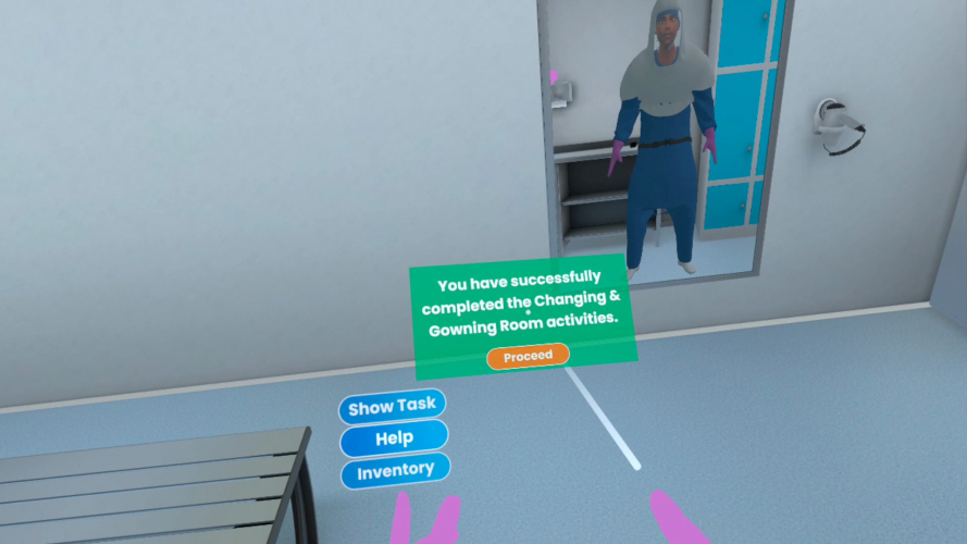 VR Training NUS BSL3 Laboratory screenshot 5