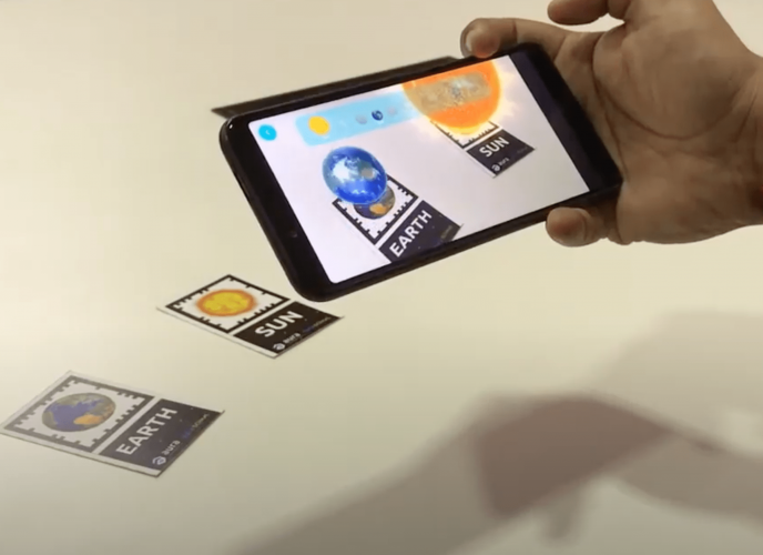 SolarAR - Augmented Reality Solar System screenshot 1
