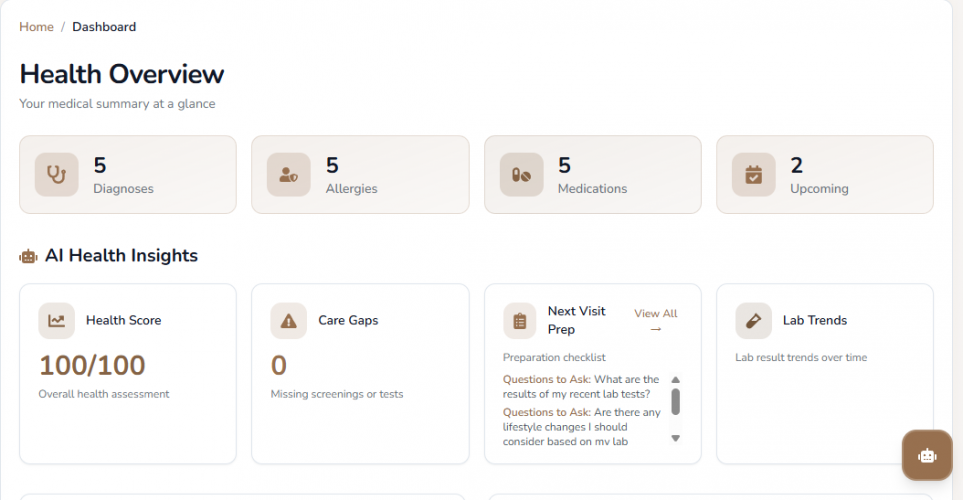     Patient Interaction Application  screenshot 1
