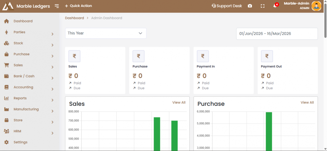 Marble Ledgers – ERP for Marble Industry screenshot 1