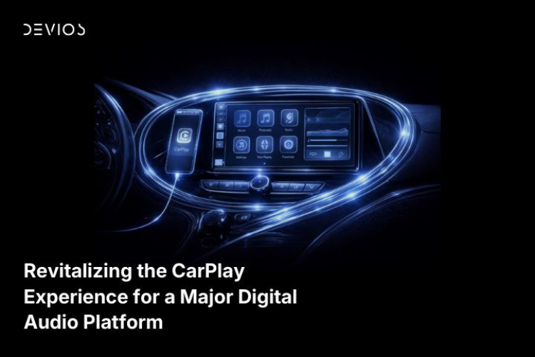 Revitalizing the CarPlay Experience for a Major Digital Audio Platform screenshot 1