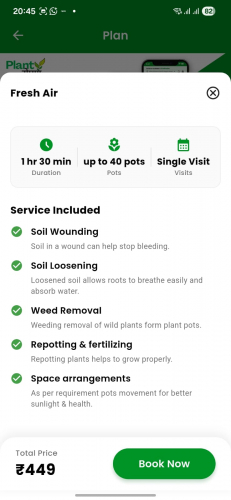 Plantropan – On-Demand Garden Care & Professional Maali Booking App screenshot 2