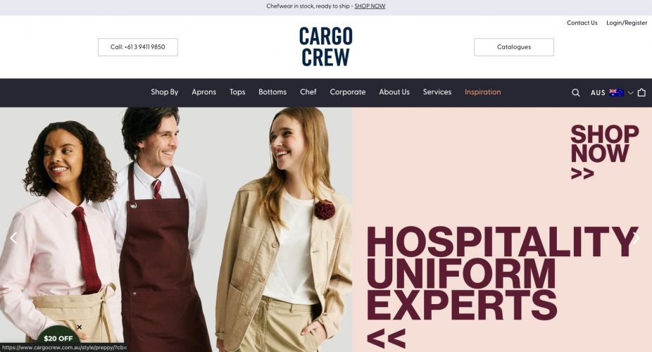 Cargo Crew – Global Omni-Channel Modern Uniform Platform screenshot 4