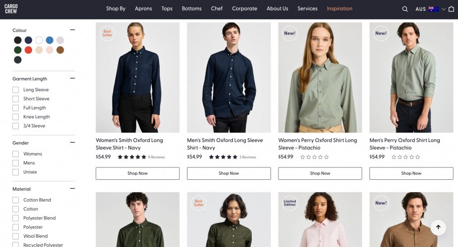 Cargo Crew – Global Omni-Channel Modern Uniform Platform screenshot 1